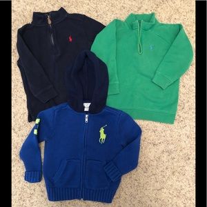 24 month boys Ralph Lauren Polo sweaters